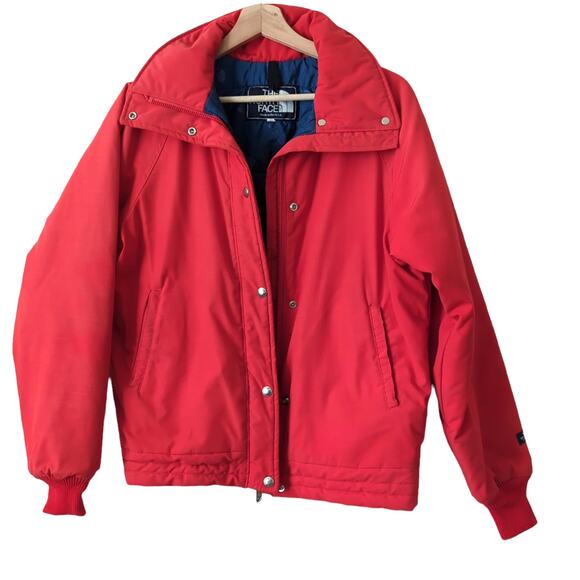 Vintage The North Face Women's Jacket Size 12 Medium Red Skiing Coat Retro USA - Picture 1 of 12